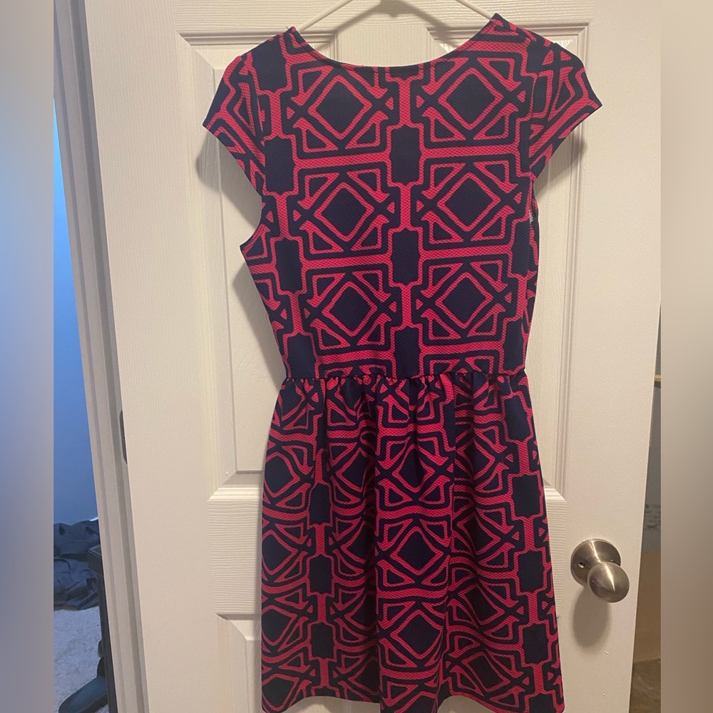 Preppy print dress